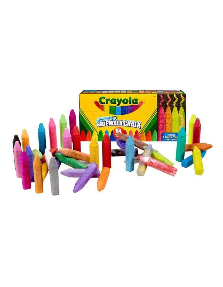 Washable Sidewalk Chalk 64-Pack