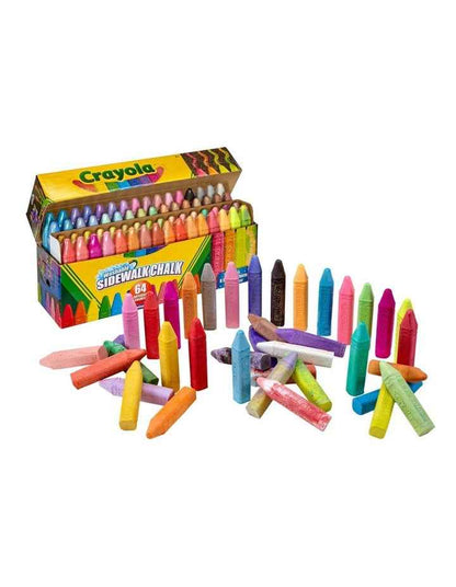 Washable Sidewalk Chalk 64-Pack
