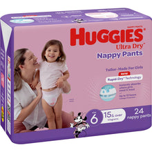 Huggies Ultra Dry Nappy Pants Girls Size 6 (15kg+) 24 Pack