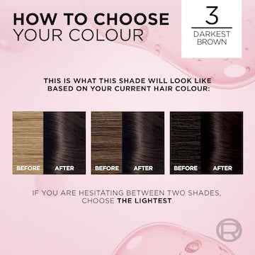 L'Oreal Paris Excellence Creme Hair Colour 3 Darkest Brown each