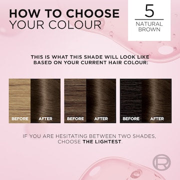 L'Oreal Paris Excellence Creme Hair Colour 5 Brown each