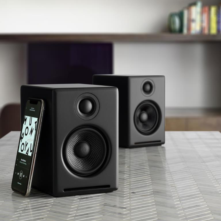 Audioengine A2+ Wireless Powered Speakers (Satin Black)