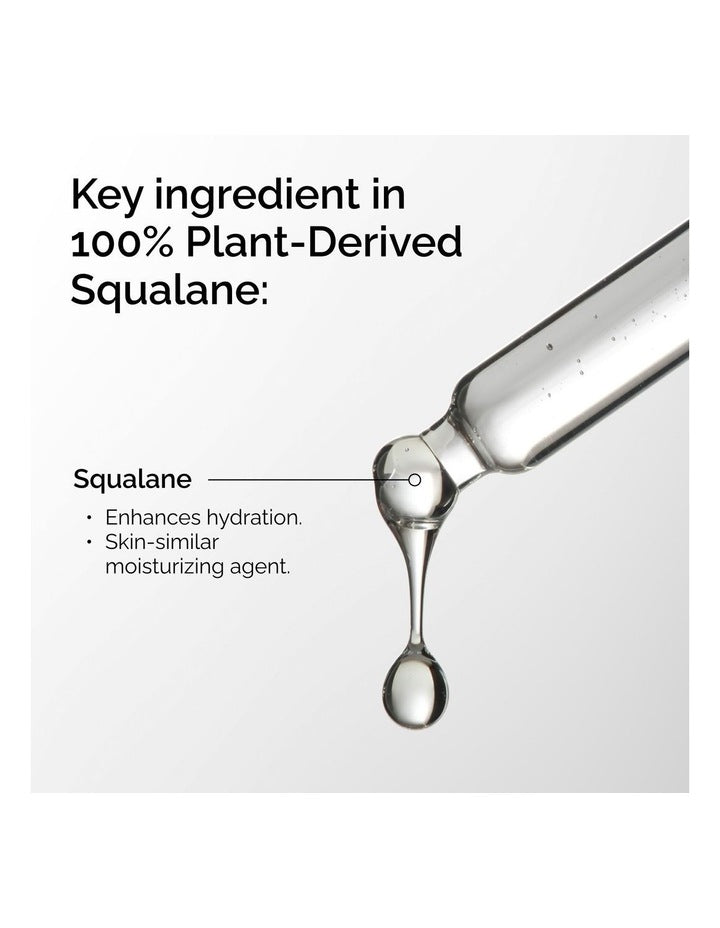 100% Plant-Derived Squalane for Skin and Hair Hydration 30ml