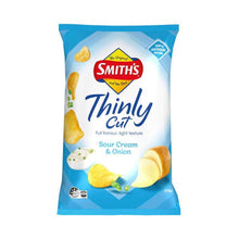 SMITHS THINLY CUT POTATO CHIPS:SOUR CREAM & ONION:.:175 GRAM