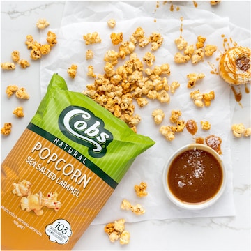 Cobs Natural Popcorn Sea Salted Caramel 100g