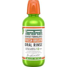 TheraBreath Dentist Formulated Fresh Breath Oral Rinse Mild Mint 473mL