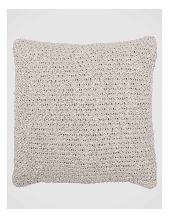 Norwood Knitted Cushion Moonbeam