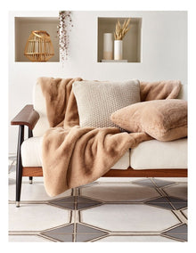 Norwood Knitted Cushion Moonbeam