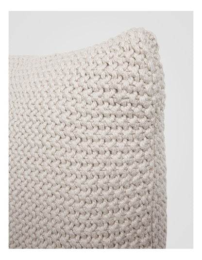Norwood Knitted Cushion Moonbeam