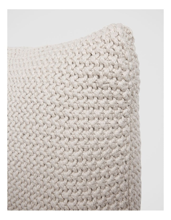 Norwood Knitted Cushion Moonbeam