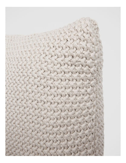 Norwood Knitted Cushion Moonbeam