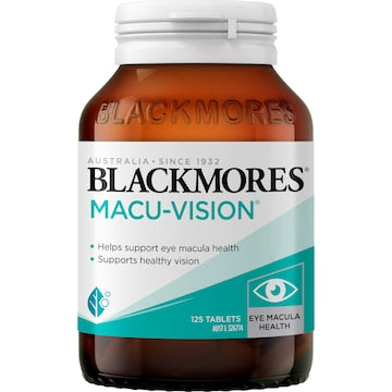 Blackmores Macu Vision Eye Care Vitamin Tablets 125 pack