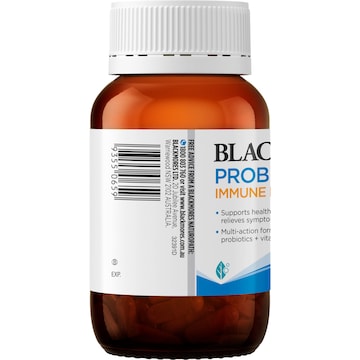 Blackmores Probiotics+ Immune Defence Gut Health Vitamin Capsules 30 pack