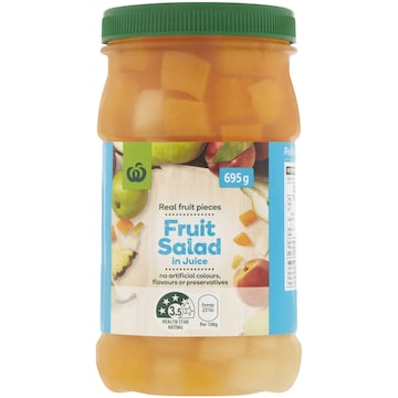 Woolworths Fruit Salad In Juice 695g