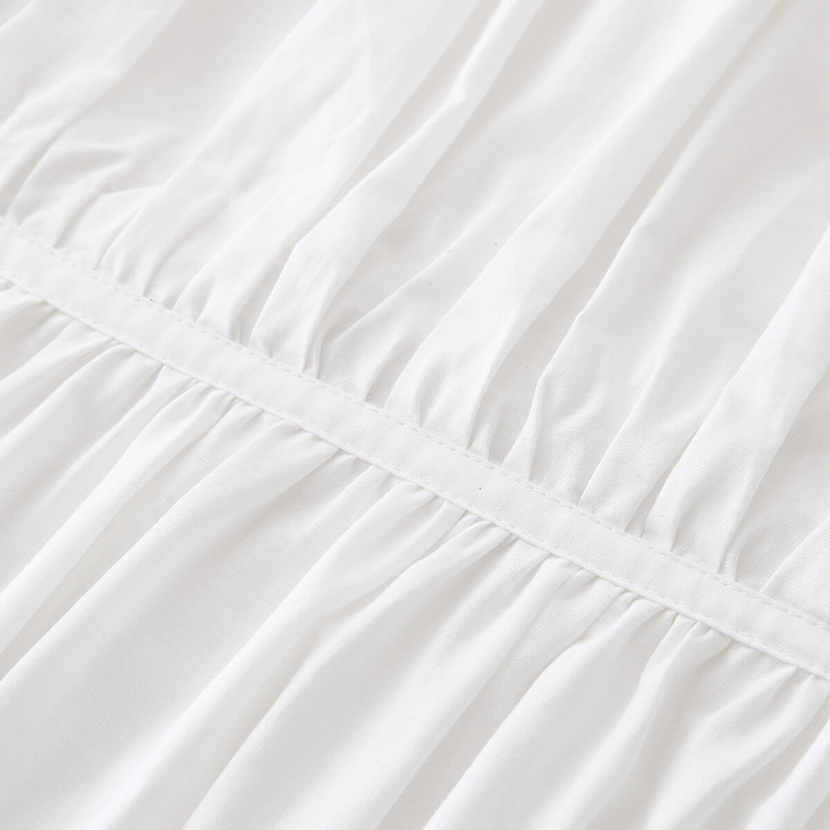Arlo Cotton Quilt Cover Set - Single Bed, White