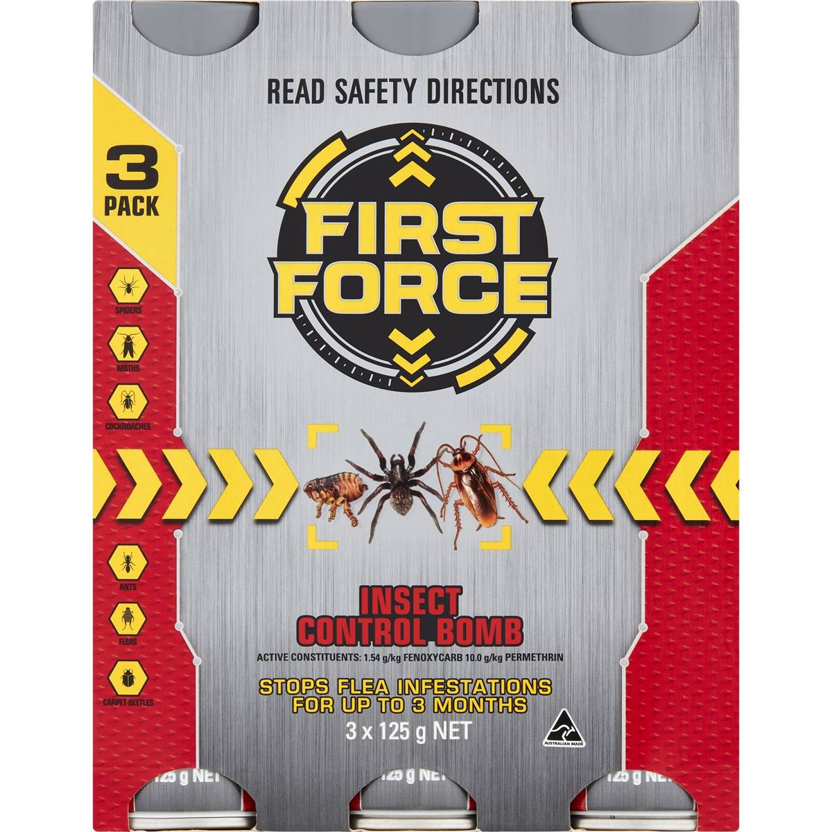 First Force Super Strength Insect Control Bomb 3 Pack
