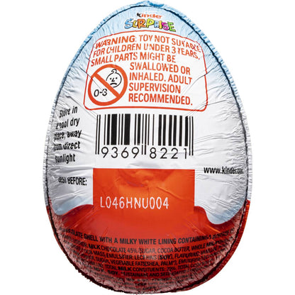 Kinder Surprise Chocolate Egg Blue 20g