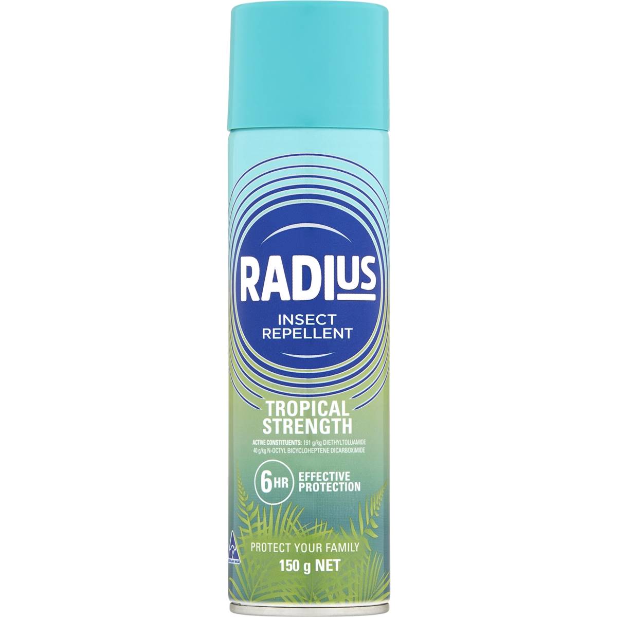 Radius Insect Repellent Tropical Strength 150g
