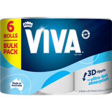Viva Paper Towels White 360 Sheets 6 Pack