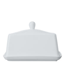 White Basics Butter Dish Gift Boxed in White