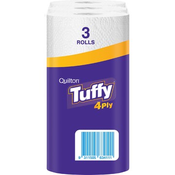 Quilton Tuffy 4 Ply White Paper Towel 3 x 60 pack