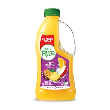 Diet Rite Cordial Fruit Cocktail 1L