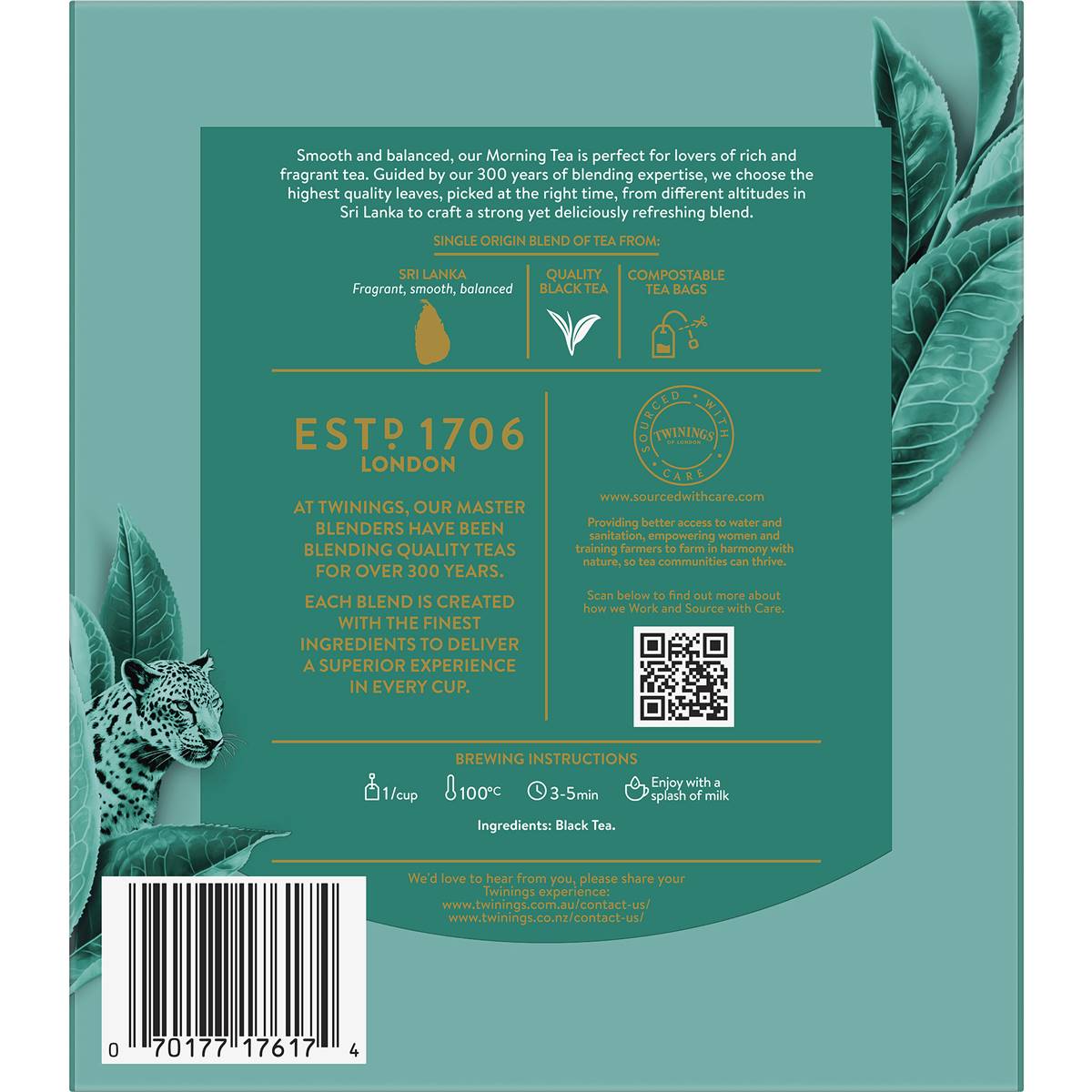 Twinings Morning Tea Bags 100 Pack
