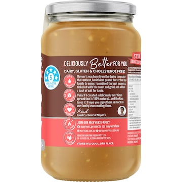 Mayver's Dark Peanut Butter Crunchy 375g