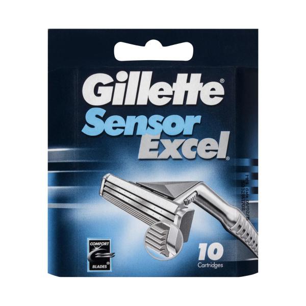 *GILLETTE SENSOR EXCEL RAZOR CARTRIDGE 10 PACK