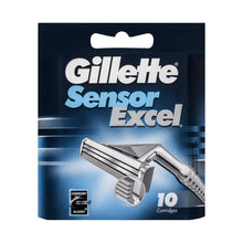 *GILLETTE SENSOR EXCEL RAZOR CARTRIDGE 10 PACK