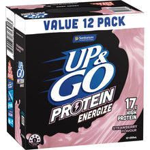 Up&Go Protein Energize Liquid Breakfast Strawberry 250mL x 12 pack