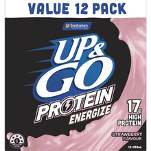 Up&Go Protein Energize Liquid Breakfast Strawberry 250mL x 12 pack
