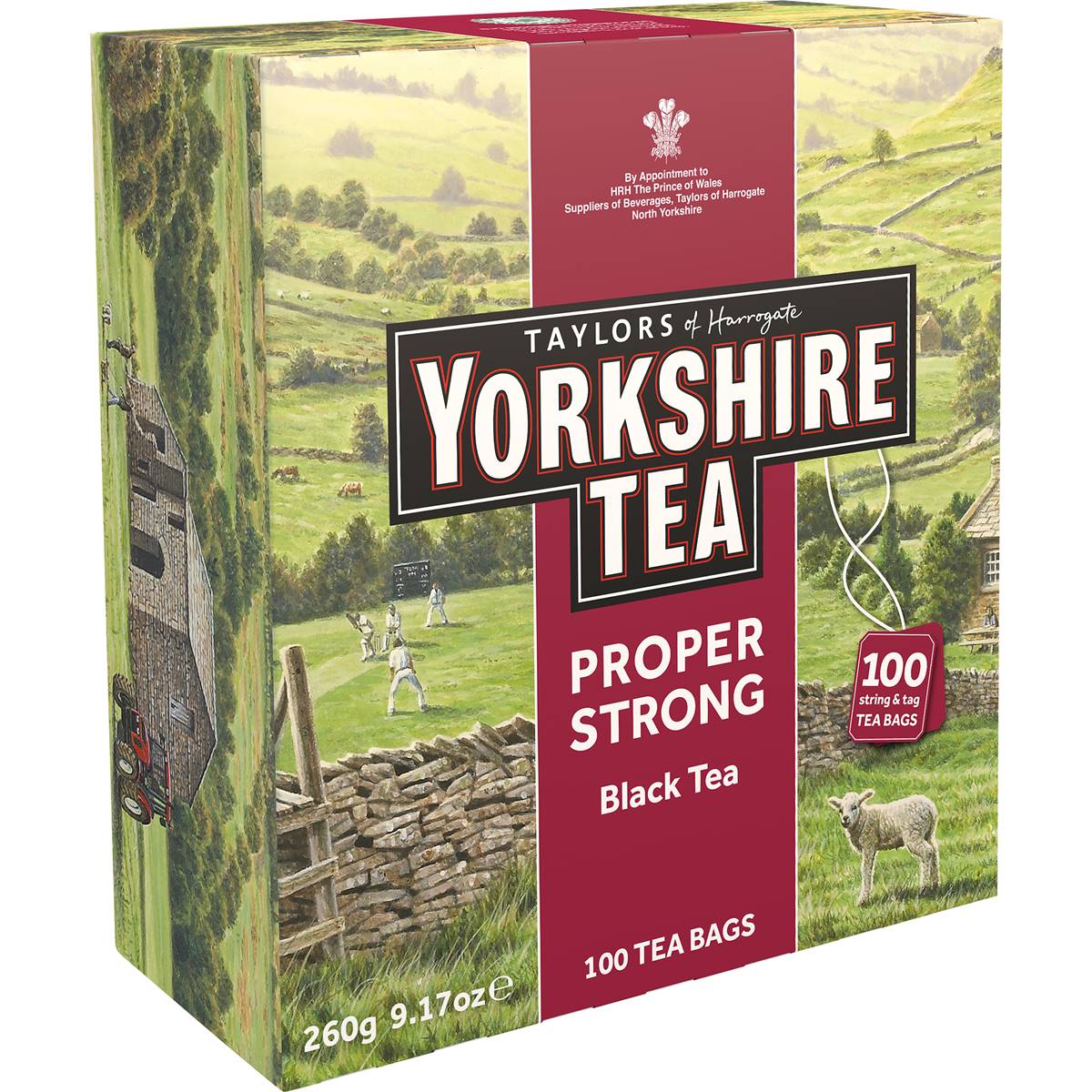 Taylors Of Harrogate Yorkshire Extra Strong Tea Bags 100 Pack