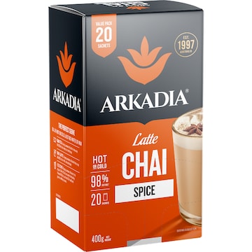 Arkadia Chai Tea Spice Sachets 20 pack