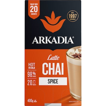 Arkadia Chai Tea Spice Sachets 20 pack