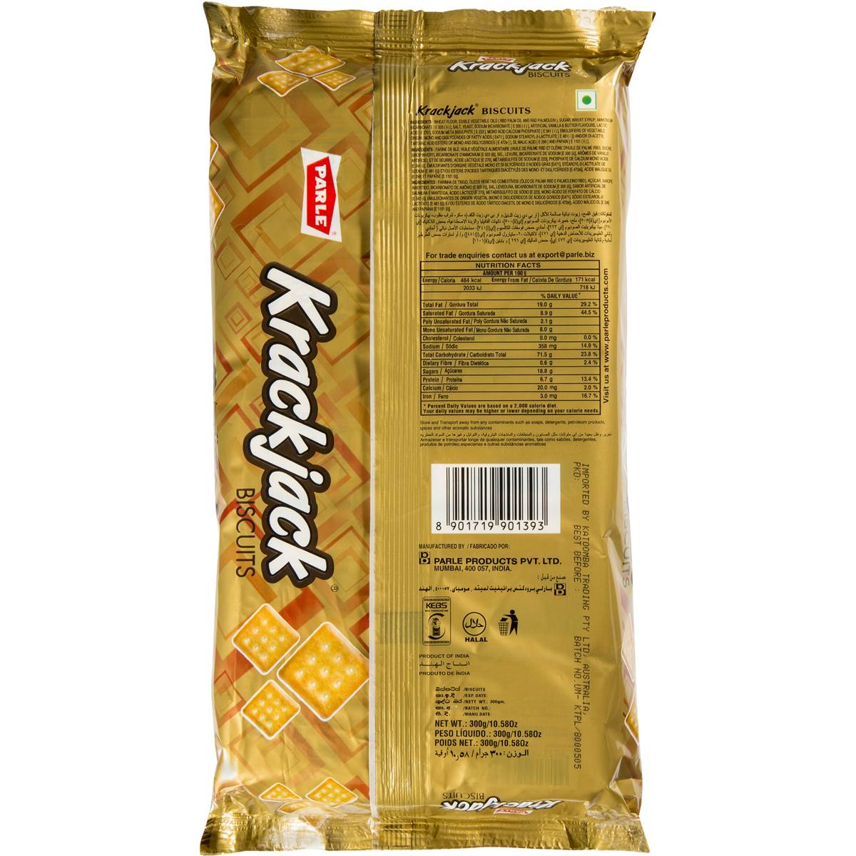 Parle Krackjack 5 pack