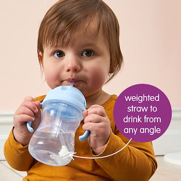 Weighted Straw Sippy Cup - Assorted Colours