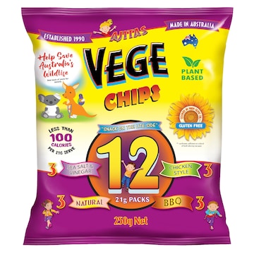 Vege Chips Multi 12 Pack 250g