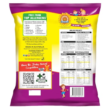 Vege Chips Variety 12 Pack 250g 12 pack