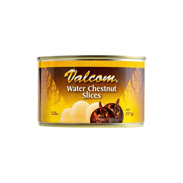 VALCOM WATER CHESTNUT SLICES 227G