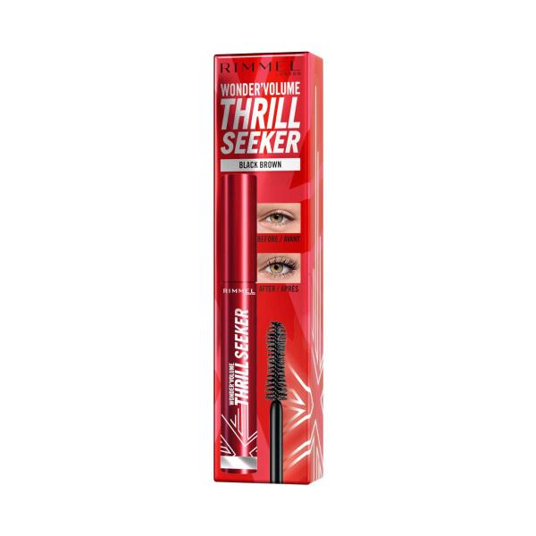 RIMMEL VOLUME THRILL SEEKER MASCARA BROWN 8ML