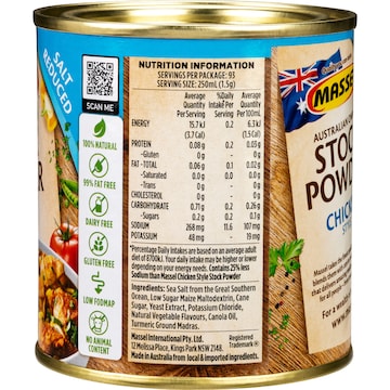 Massel Reduced Salt Chicken Stock Powder 140g