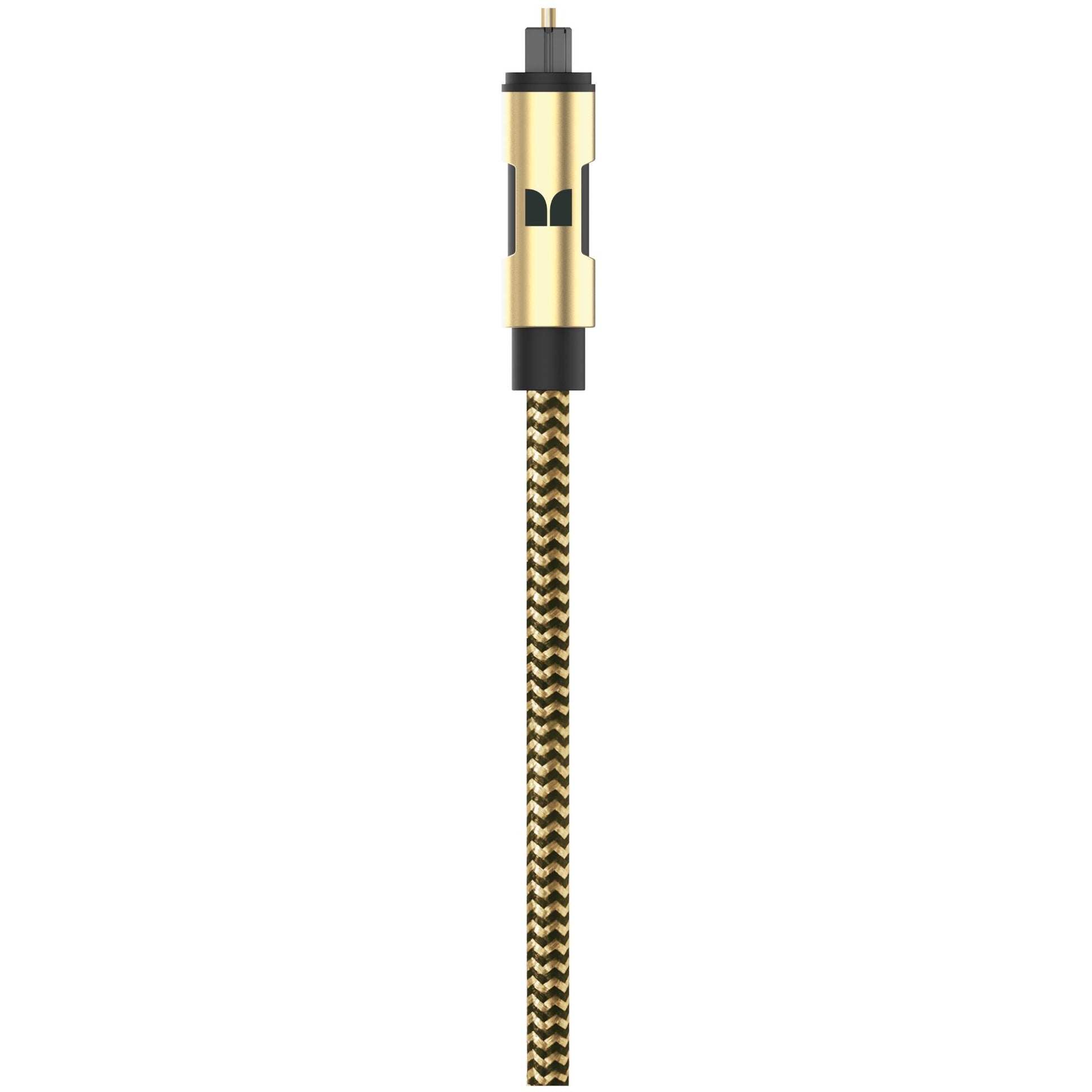 Monster Gold Digital Fiber Optical Audio Cable 1.5M