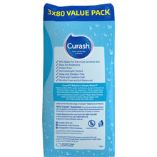 Curash Simply Water Wipes 80 x 3 pack