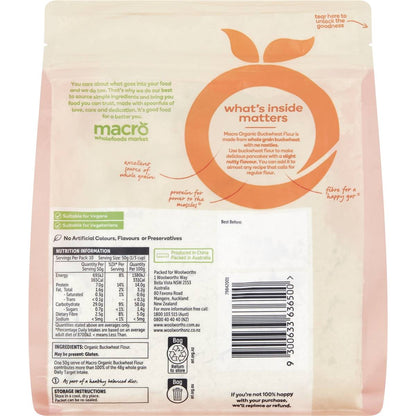 Macro Organic Buckwheat Flour 500g