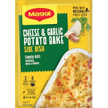 Maggi Side Dishes Creamy Cheese and Garlic Potato Bake 24g