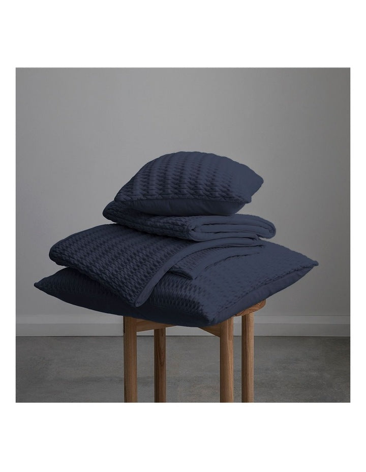 Loxton European Pillowcase in Navy