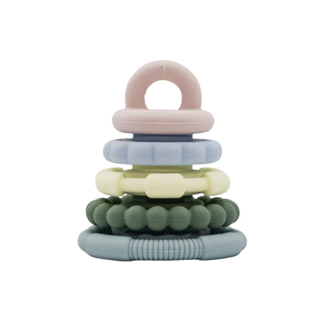 Jellystone Rainbow Stacker Teether 1pc 2 designs Baby Toys Baby Gifts Idea Best Seller 0m+