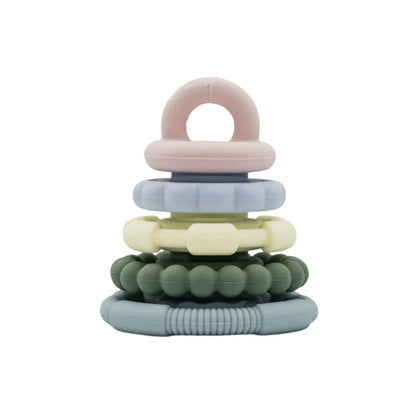 Jellystone Rainbow Stacker Teether 1pc 2 designs Baby Toys Baby Gifts Idea Best Seller 0m+