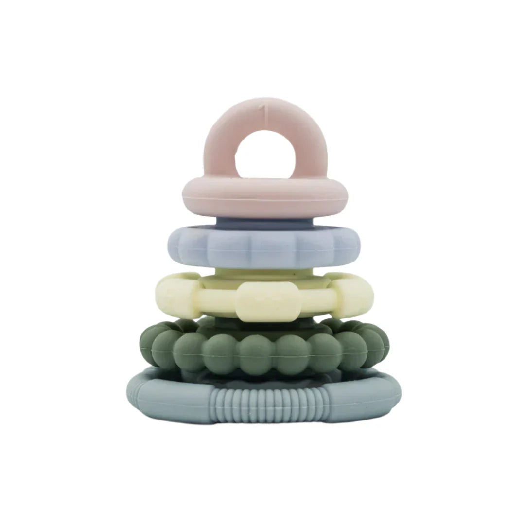 Jellystone Rainbow Stacker Teether 1pc 2 designs Baby Toys Baby Gifts Idea Best Seller 0m+